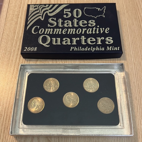 50 States Commemorative Quarters Philadelphia Mint Year 2008 - Picture 3 of 4